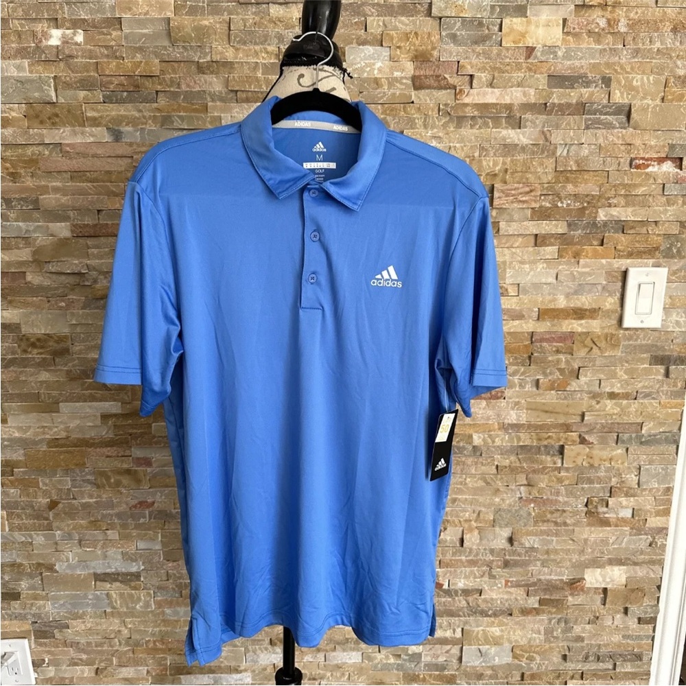 Adidas Performance Polo shirt size M Stretch UPF 50